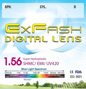 ExFash Digital Lens 1.56 UV420