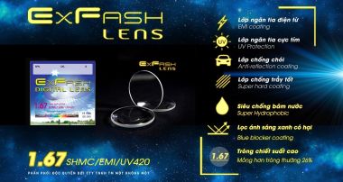ExFash Digital Lens 1.67 UV420